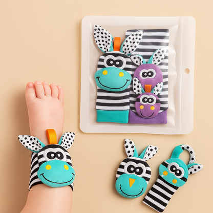 Baby Rasselsocken Buntes Plüsch Spielzeug