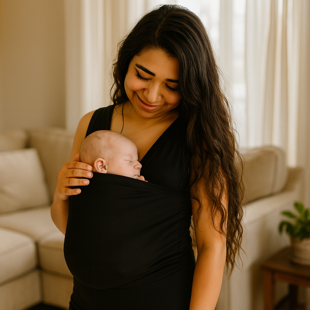 Babytrage Shirt Elastisch Tragshirt Eltern Neugeborene