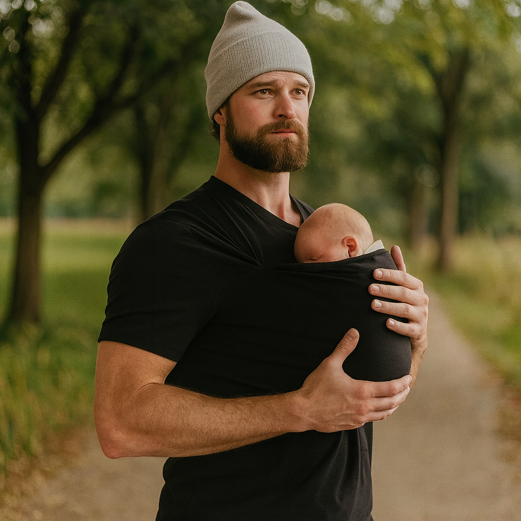 Babytrage Shirt Elastisch Tragshirt Eltern Neugeborene