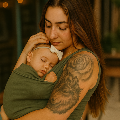 Babytrage Shirt Elastisch Tragshirt Eltern Neugeborene