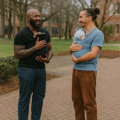 Babytrage Shirt Elastisch Tragshirt Eltern Neugeborene