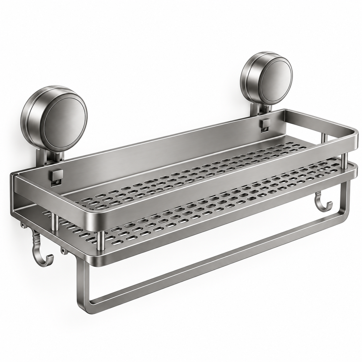 Badezimmerregal Mit Abnehmbarem Design Wandregal Mit Saugnäpfen