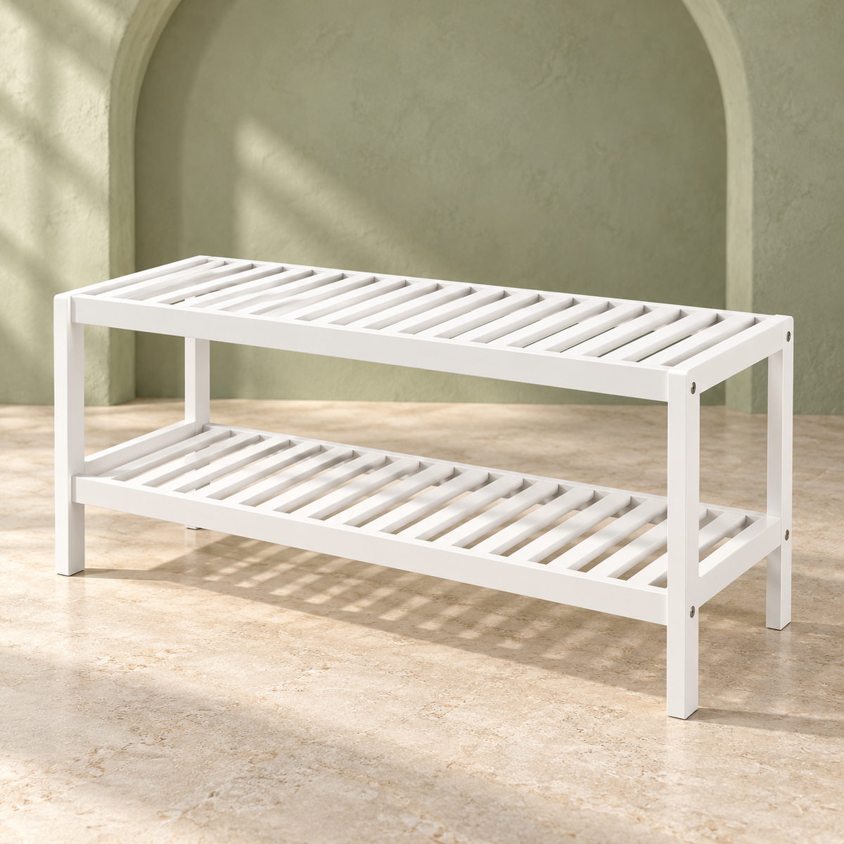 Bambusregal Für Badezimmer Schuhregal Für Kleine Räume