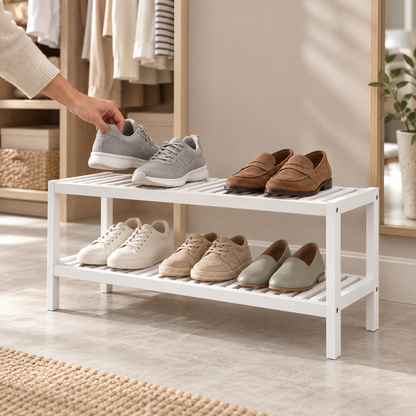 Bambusregal Für Badezimmer Schuhregal Für Kleine Räume