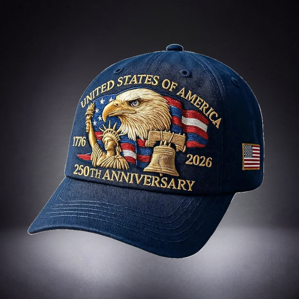 Baseball Cap Patriotic Embroidery Eagle Cotton Casual