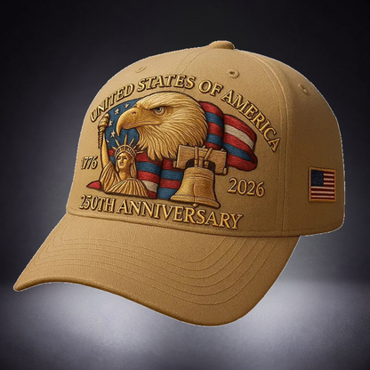Baseball Cap Patriotic Embroidery Eagle Cotton Casual