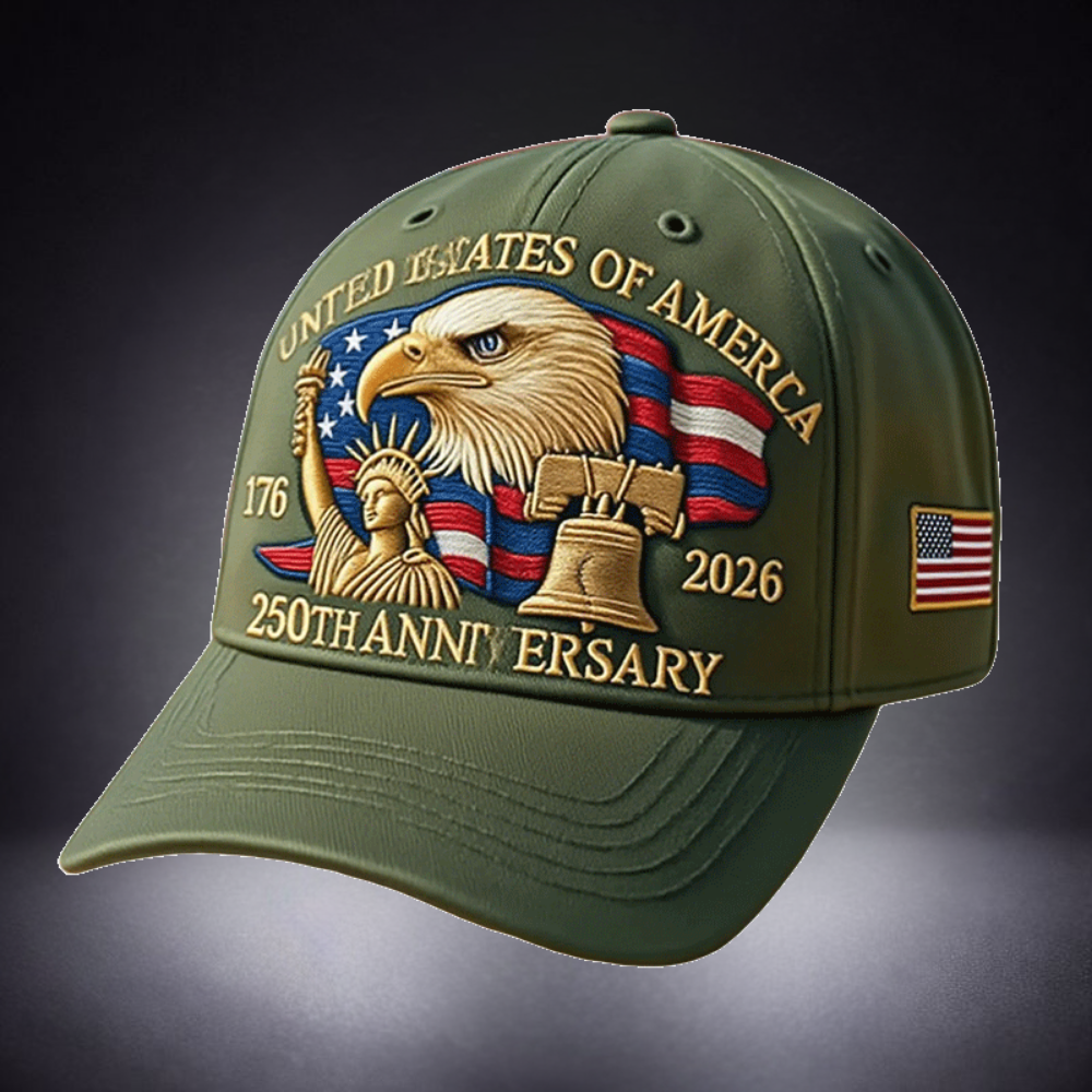 Baseball Cap Patriotic Embroidery Eagle Cotton Casual