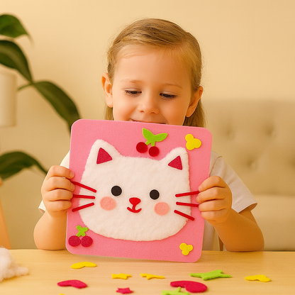 Bastelset Kinder Stoff Tiere Kreatives Spielzeug