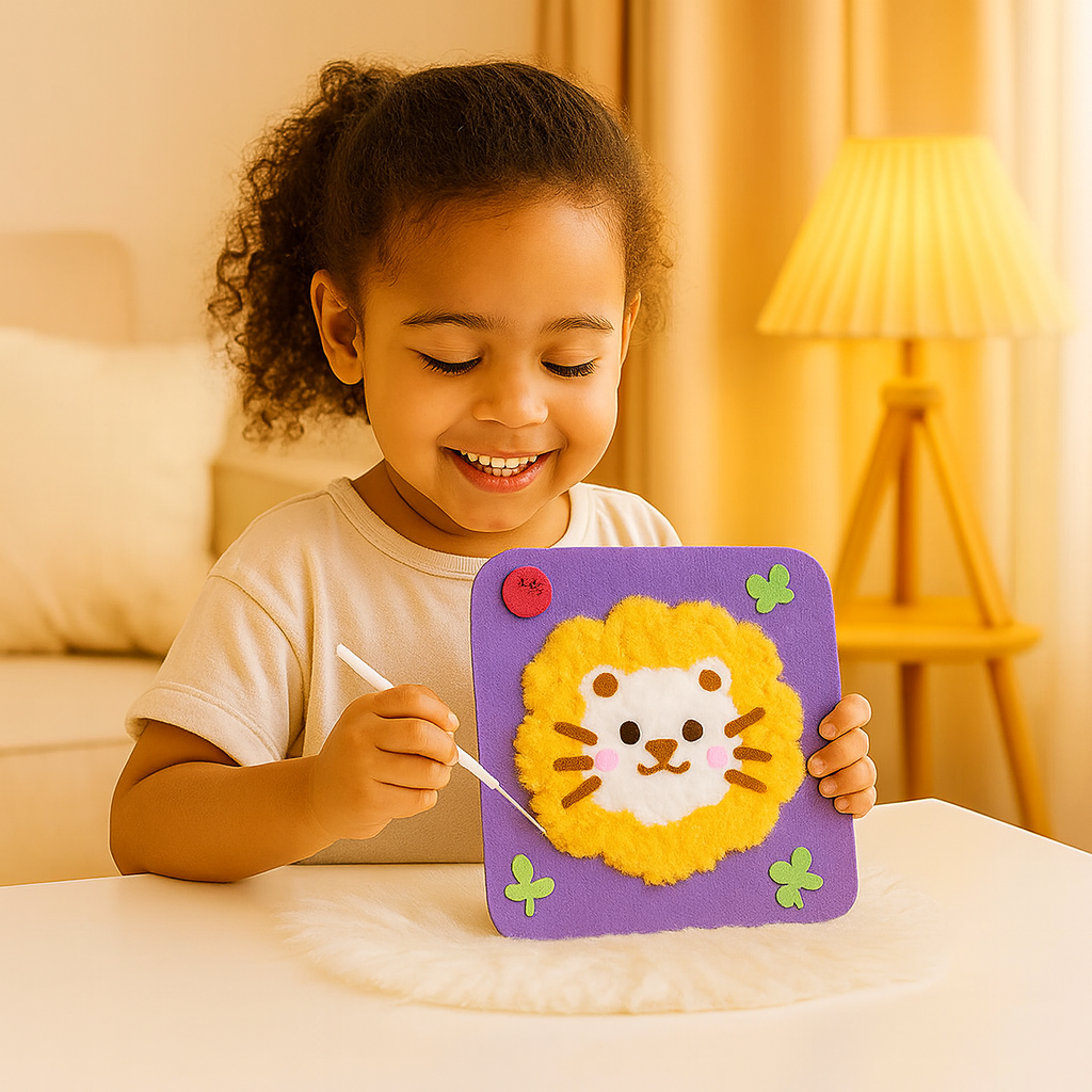 Bastelset Kinder Stoff Tiere Kreatives Spielzeug