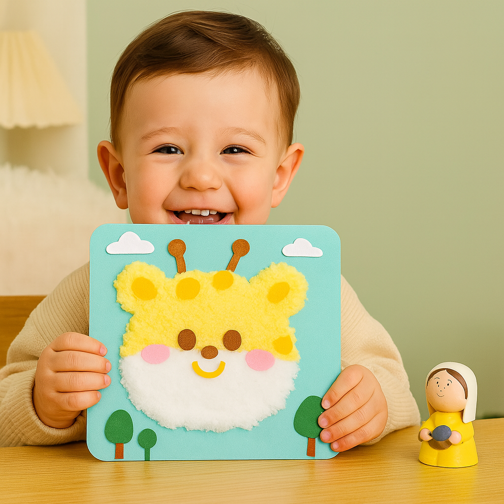 Bastelset Kinder Stoff Tiere Kreatives Spielzeug