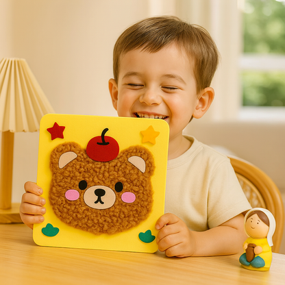 Bastelset Kinder Stoff Tiere Kreatives Spielzeug