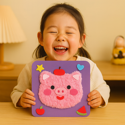 Bastelset Kinder Stoff Tiere Kreatives Spielzeug