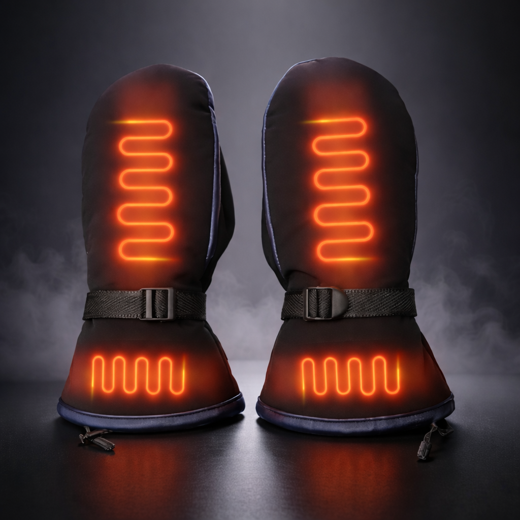 Gants chauffants électriques étanches recharge USB hiver