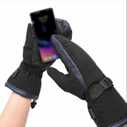 Gants chauffants électriques étanches recharge USB hiver