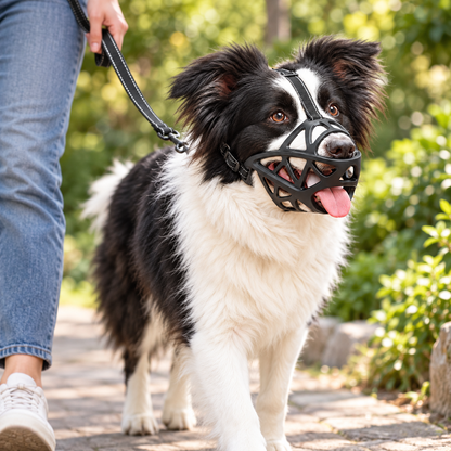Bequemer Hundemaulkorb Atmungsaktiv Verstellbar