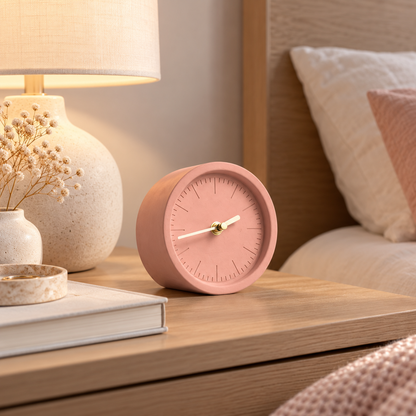 Beton Uhr Moderne Wanduhr Schlichte Tischuhr
