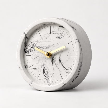 Beton Uhr Moderne Wanduhr Schlichte Tischuhr