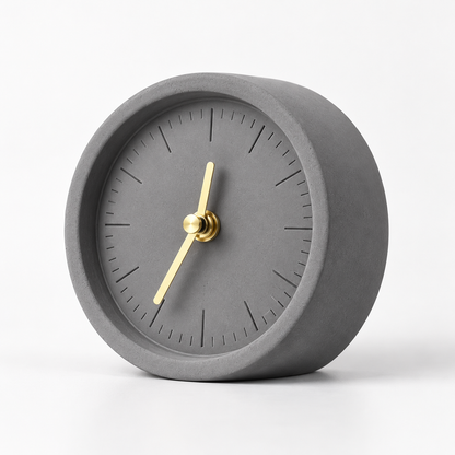 Beton Uhr Moderne Wanduhr Schlichte Tischuhr