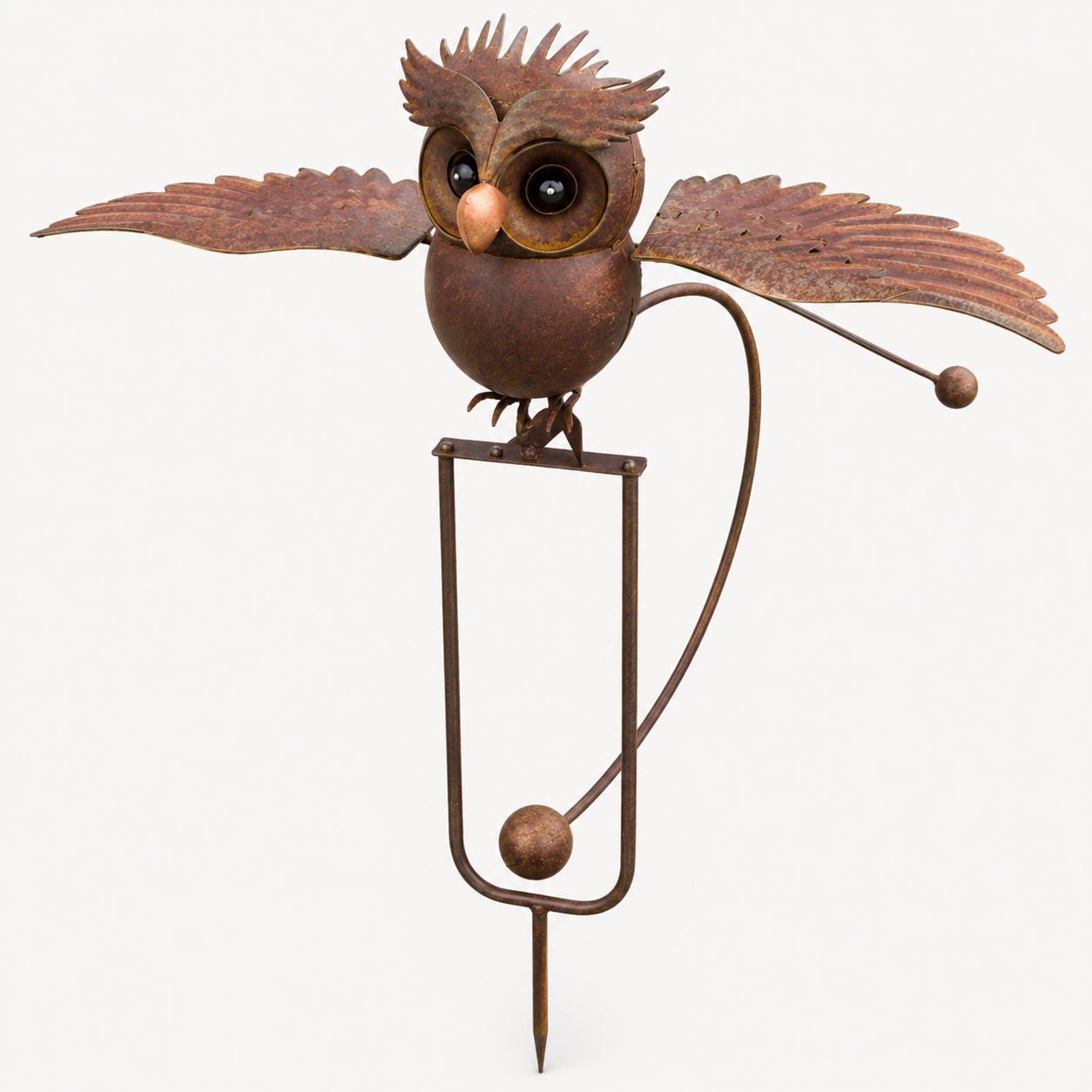Beweglicher Vogel Gartenkunst Metallische Skulptur