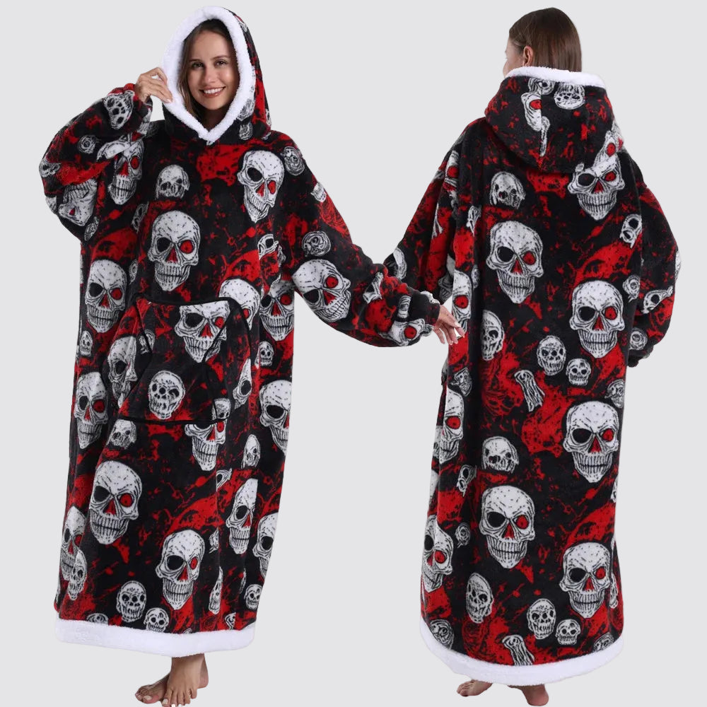 Oversized Portable Blanket Sweatshirt Adults Children