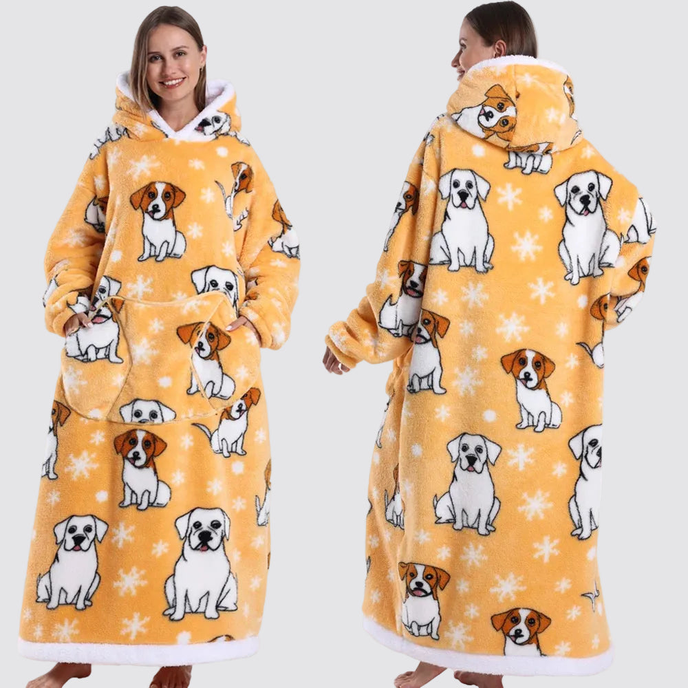 Oversized Portable Blanket Sweatshirt Adults Children