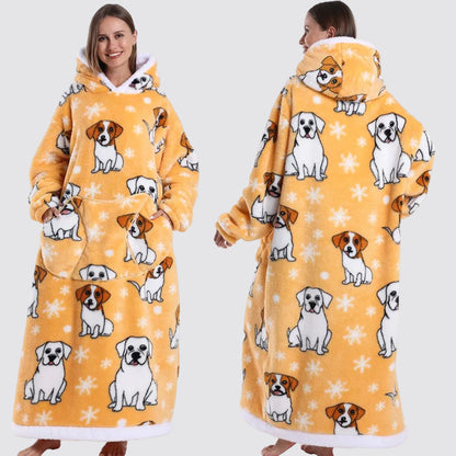 Oversized Portable Blanket Sweatshirt Adults Children
