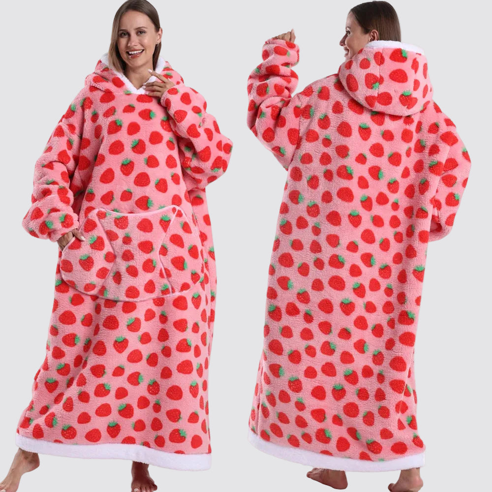 Oversized Portable Blanket Sweatshirt Adults Children