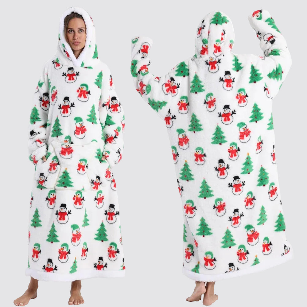 Oversized Portable Blanket Sweatshirt Adults Children