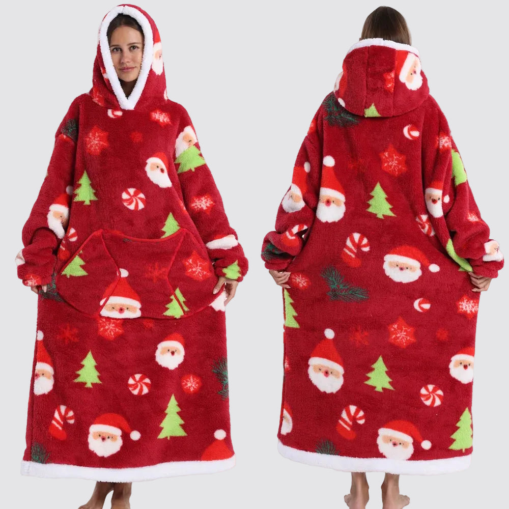 Oversized Portable Blanket Sweatshirt Adults Children