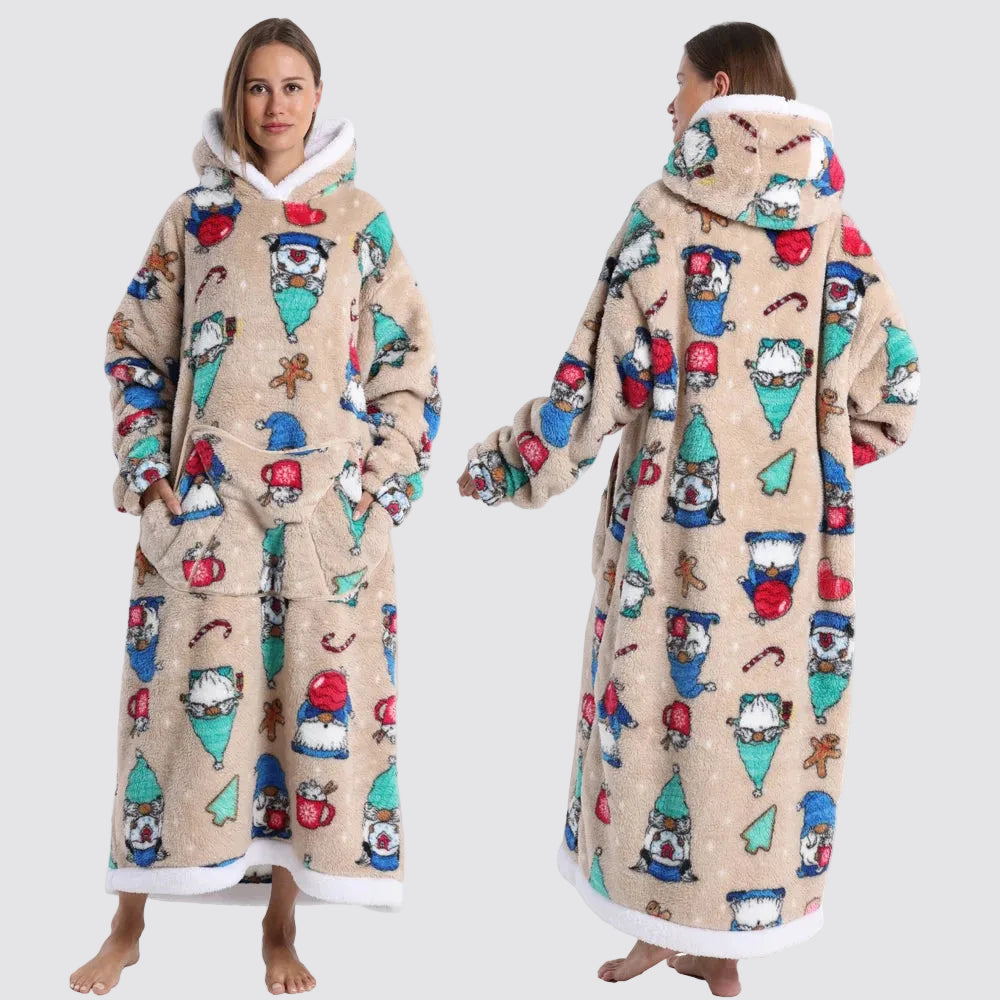 Oversized Portable Blanket Sweatshirt Adults Children