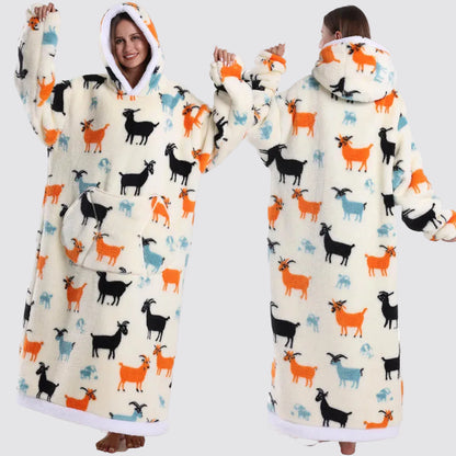 Oversized Portable Blanket Sweatshirt Adults Children