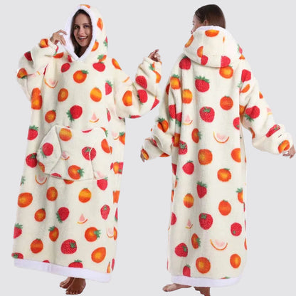Oversized Portable Blanket Sweatshirt Adults Children