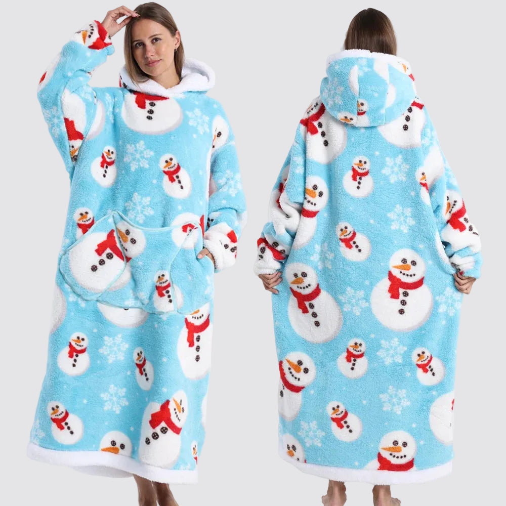Oversized Portable Blanket Sweatshirt Adults Children