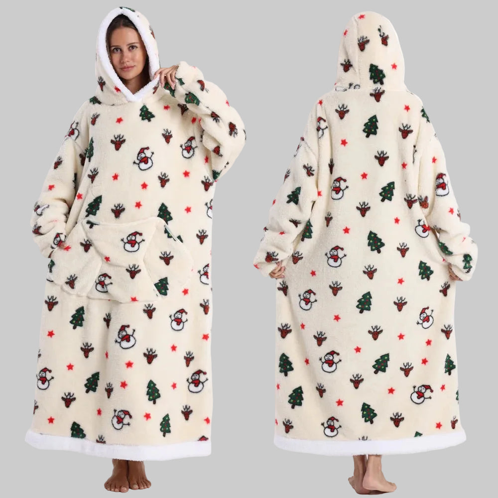Oversized Portable Blanket Sweatshirt Adults Children