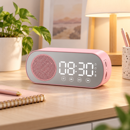 Bluetooth Radiowecker Mit Lautsprecher Digitalanzeige
