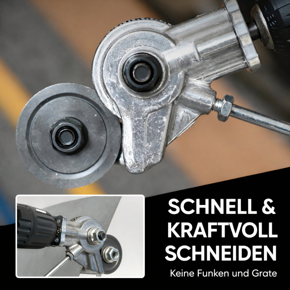 Drill Attachment Metal Sheet Nibbler Cutter