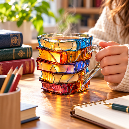 Buchmug Als Geschenk Handgefertigte Tischdekoration
