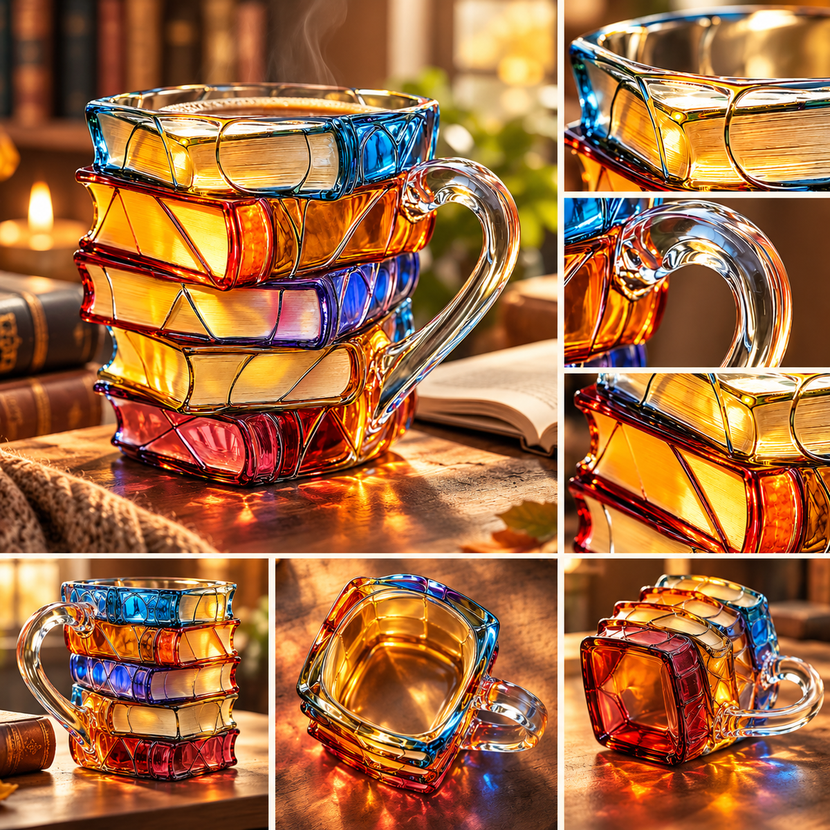 Buchmug Als Geschenk Handgefertigte Tischdekoration