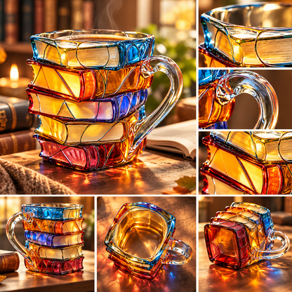 Buchmug Als Geschenk Handgefertigte Tischdekoration