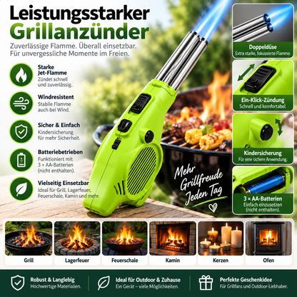 Butan Feuerzeug Grillanzünder Gasbetriebene Flamme