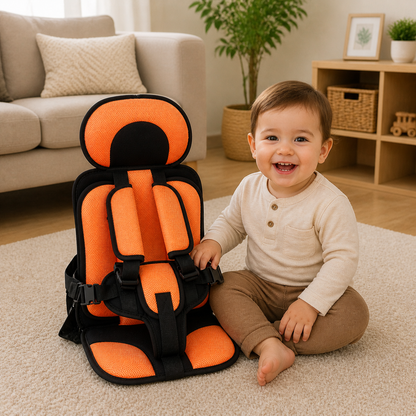 Portable Foldable Child Car Seat Booster