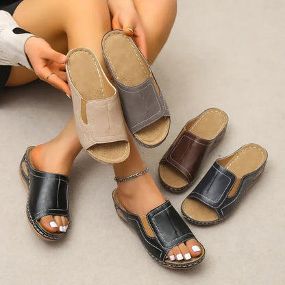 Sandalias Mujer Orthopédicas Cuña Cómodas Verano