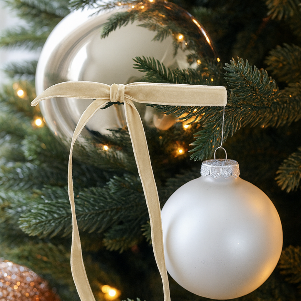 Garlands Decorative Velvet Bow Set Tree Decoration Home Accessories