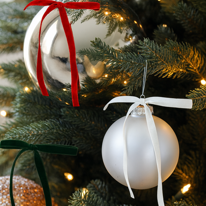 Garlands Decorative Velvet Bow Set Tree Decoration Home Accessories