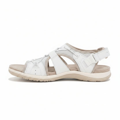 Damen Sandalen Klettverschluss Komfortsohle