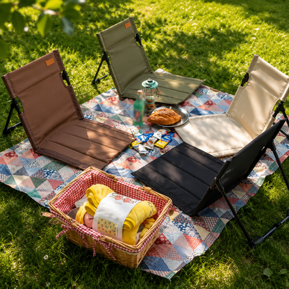 Chaise de camping chaise basse dossier pliable siège de loisirs