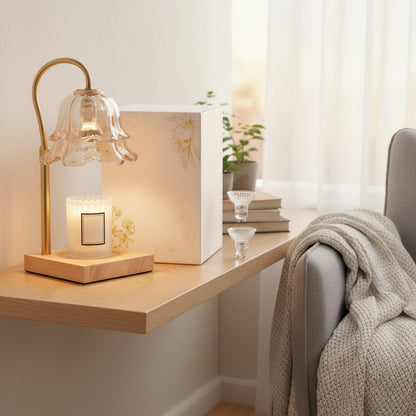 Chauffe-bougie Électrique Minuteur Variateur Lampe Aromatique