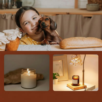 Chauffe-bougie Électrique Minuteur Variateur Lampe Aromatique