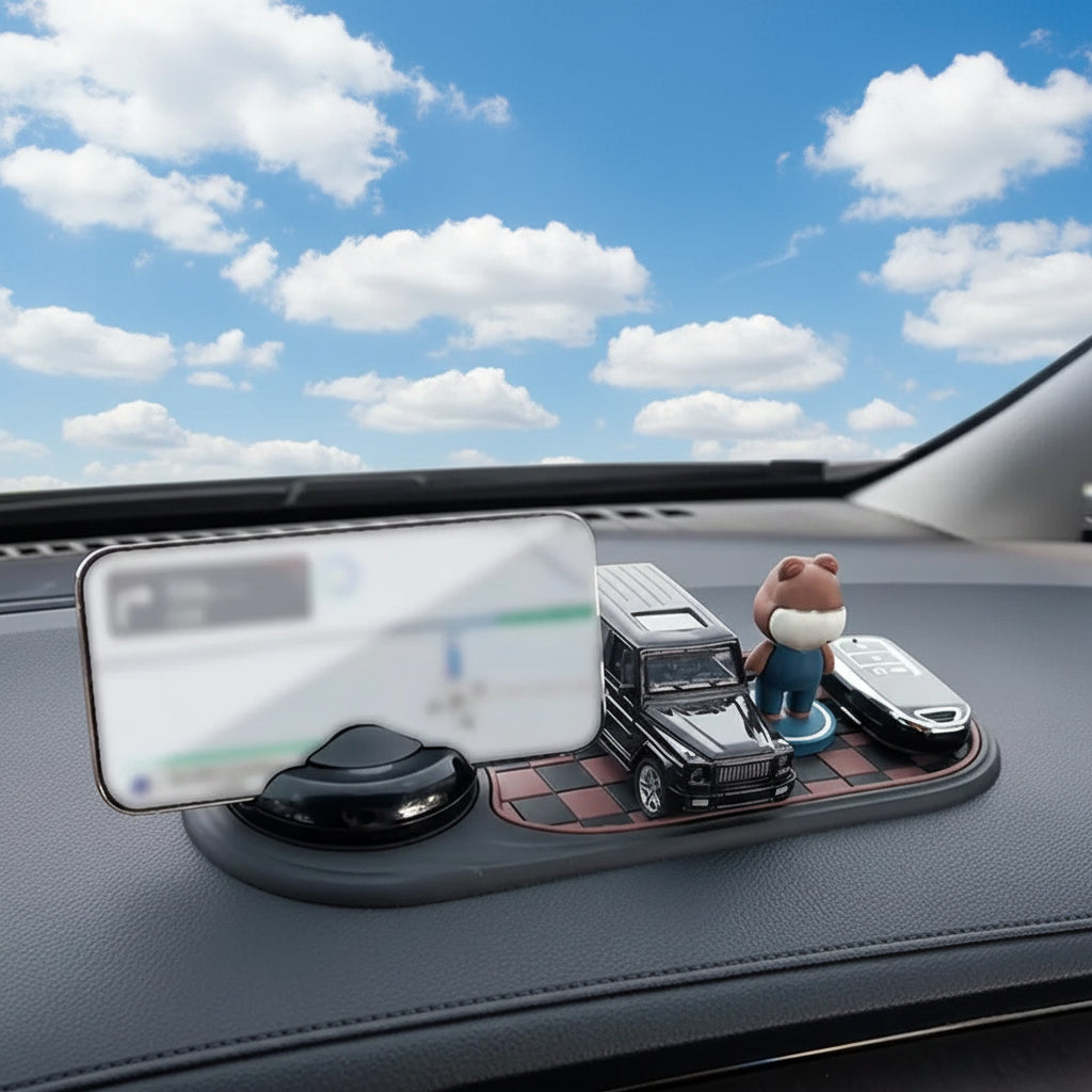 Car Phone Holder Dashboard Non-Slip Mat Tray
