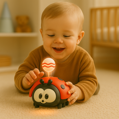 Baby Spielzeug Marienkäfer mit Schwebeball